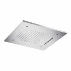 Sprchová hlavice z nerezové oceli s chromoterapií vyrobená v Itálii - solver Viadurini