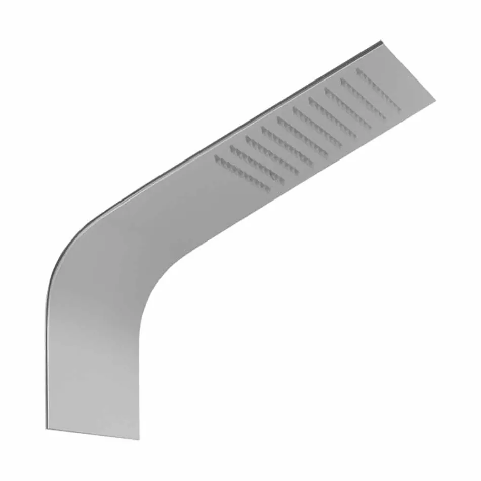 Štíhlá ocelová sprchová hlavice s dešťovou tryskou vyrobená v Itálii - Vispo Viadurini