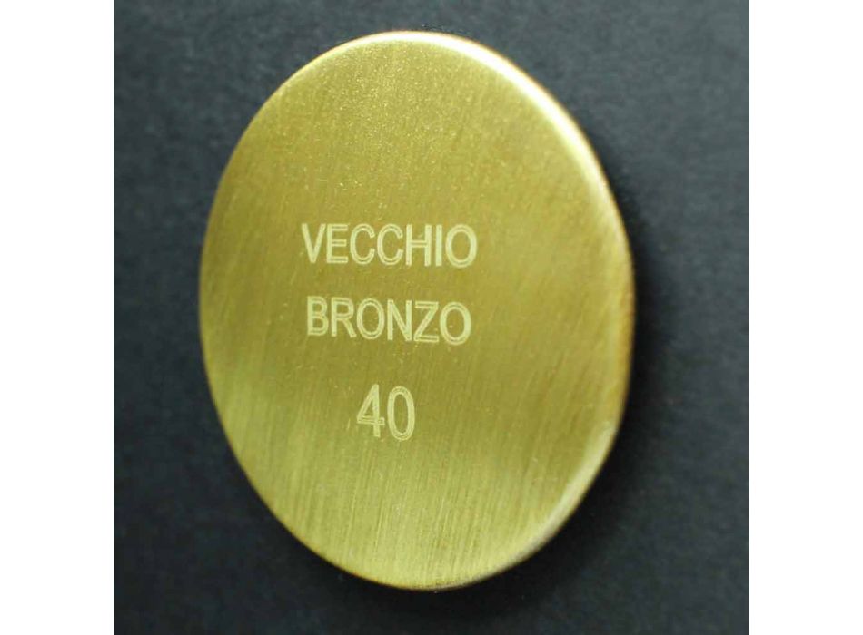 Mosazná jednoproudová sprchová hlavice klasický design vyrobený v Itálii - Tenco Viadurini