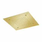 Čtvercová sprchová hlavice z nerezové oceli s nebulizátory Made in Italy - Selmo Viadurini