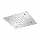 Čtvercová sprchová hlavice z nerezové oceli s nebulizátory Made in Italy - Selmo Viadurini