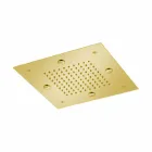 Ocelová sprchová hlavice s dešťovou tryskou a nebulizátory Made in Italy - Selmo Viadurini