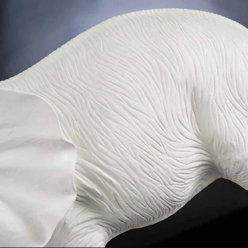 Ručně vyrobený keramický ornament ve tvaru slona vyrobený v Itálii - Fante Viadurini