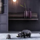 Keramické ozdoby ve tvaru hrocha, vyrobené v Itálii - Savage Viadurini