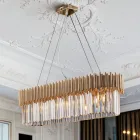 Zlacený železný přívěsek s kamínky, vyrobeno v Itálii - Paříž Viadurini