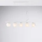 Závěsná lampa z lakovaného železa vyrobená v Itálii pro interiérové dekorace - Berlín Viadurini