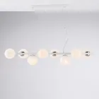 Závěsná lampa z lakovaného železa vyrobená v Itálii pro interiérové dekorace - Berlín Viadurini