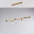 Lakovaná železná závěsná lampa vyrobená v Itálii pro interiérovou dekoraci - Verona Viadurini