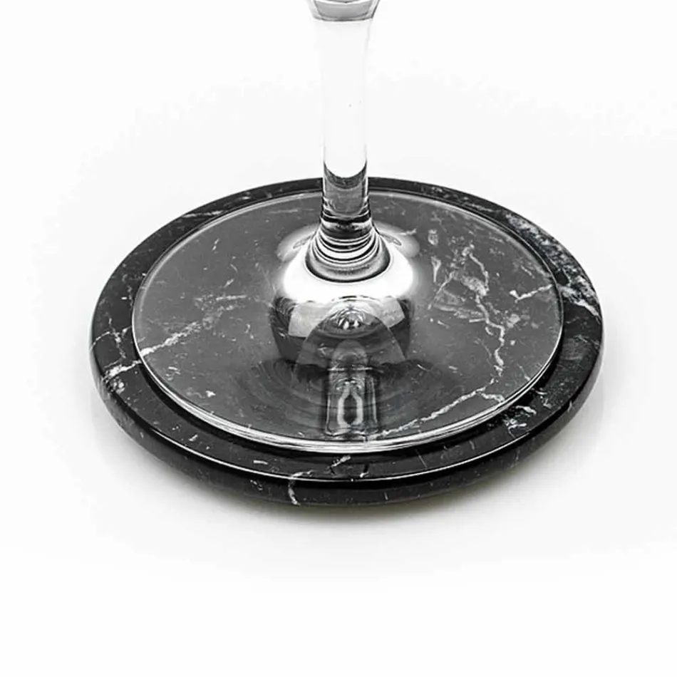 Moderní tácky v barevném mramoru Vyrobeno v Itálii, 2 kusy - Nessa Viadurini