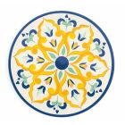 Kulaté talíře z barevných plastových sicilských dekorací 12 kusů - Trapani Viadurini