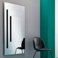 Třívrstvé nástěnné zrcadlo a černý design, italský design - Plaudio