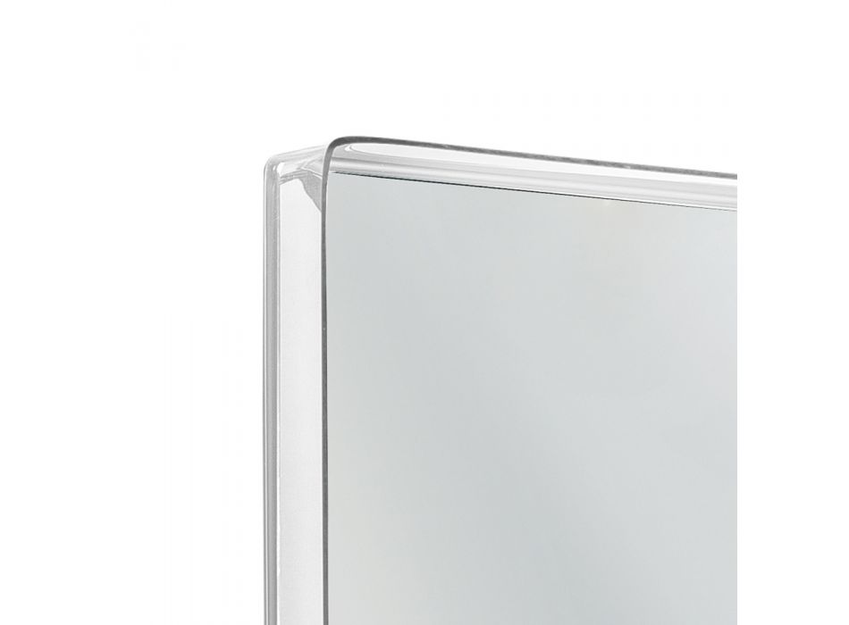 Nástěnné zrcadlo s policovým rámem z barevného plexiskla - Orvieto Viadurini