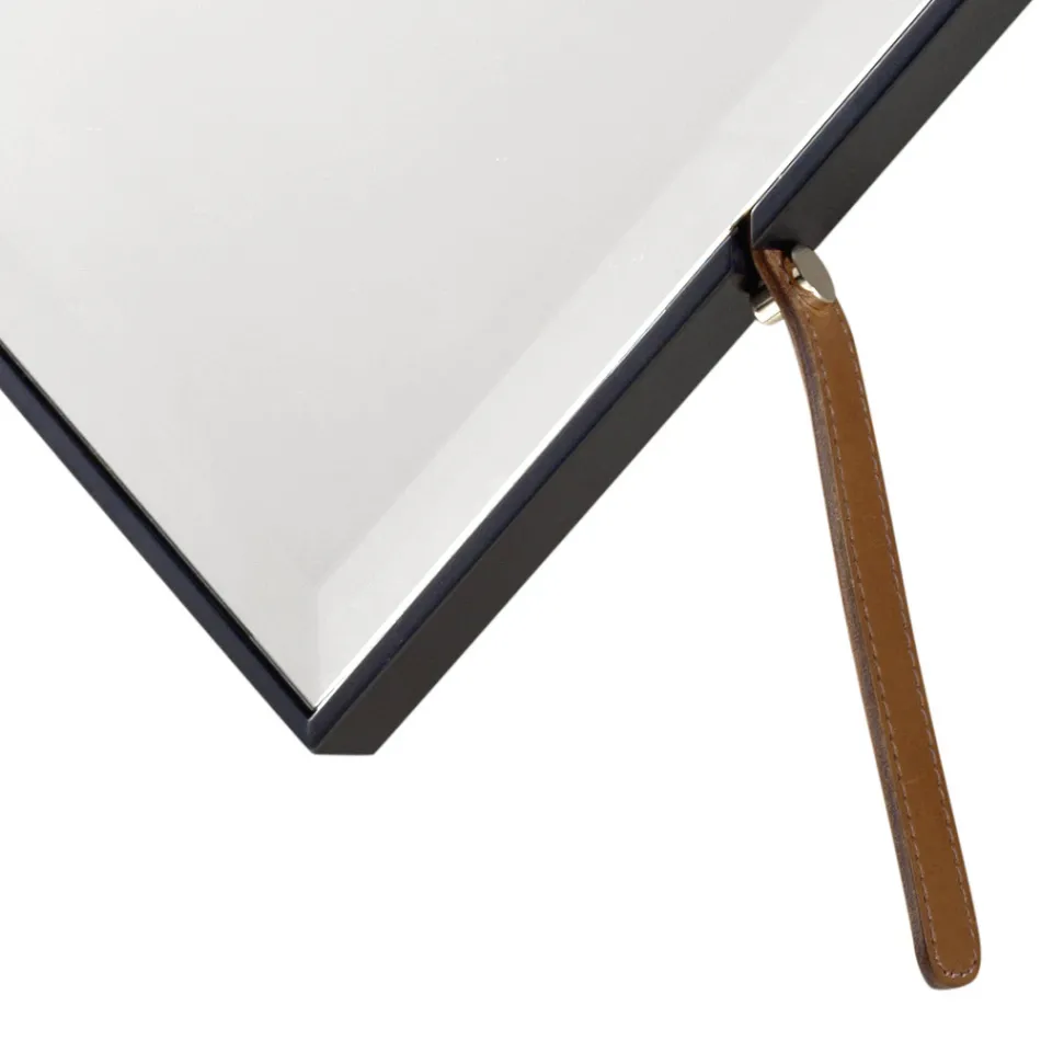 Nástěnné zrcadlo / podlahové masivní dřevo Grilli York vyráběné v Itálii Viadurini