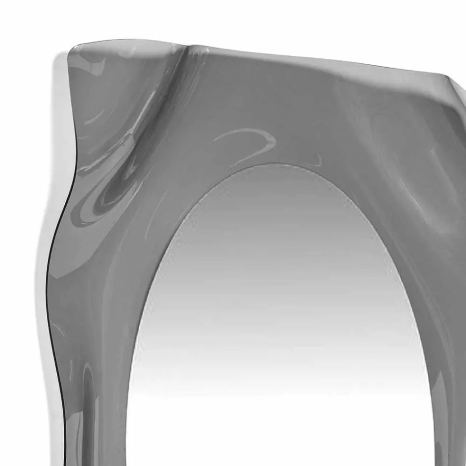 Zrcadlová stěna uzený Diva moderní design, vyrobeno v Itálii Viadurini