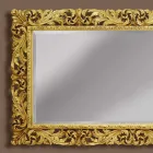 Dřevěné nástěnné zrcadlo s moderní linie ručně vyráběné v Itálii Alex Viadurini