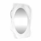 Zrcadlo transparentní stěna Diva moderní design, vyrobeno v Itálii Viadurini