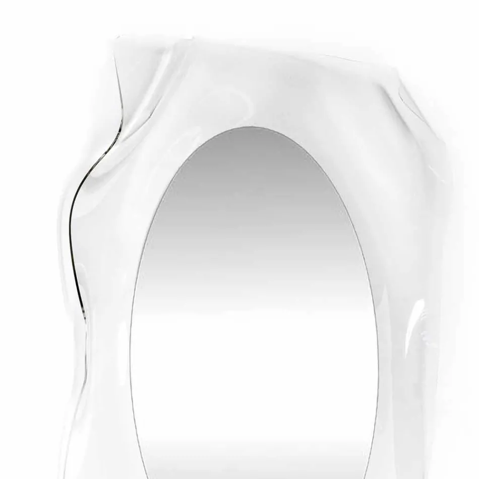 Zrcadlo transparentní stěna Diva moderní design, vyrobeno v Itálii Viadurini