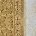 Obdélníkové dřevěné nástěnné zrcadlo vyrobené v Itálii Raphael Viadurini