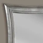 Ručně vyráběné obdélníkové dřevěné zrcadlo Sandro z Itálie Viadurini