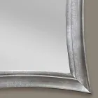 Ručně vyráběné obdélníkové dřevěné zrcadlo Sandro z Itálie Viadurini