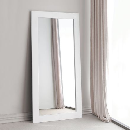 Zrcadlo s rámem v různých povrchových úpravách Made in Italy - Belenus Viadurini