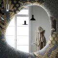Zrcadlo s reverzibilním LED podsvícením Made in Italy - Talk