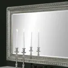 Claudio ručně vyrobené moderní dřevěné nástěnné zrcadlo s moderním designem Viadurini