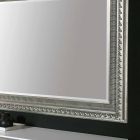 Claudio ručně vyrobené moderní dřevěné nástěnné zrcadlo s moderním designem Viadurini