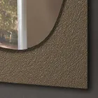 Nástěnné zrcadlo s kovaným skleněným rámem vyrobené v Itálii - Maverick Viadurini