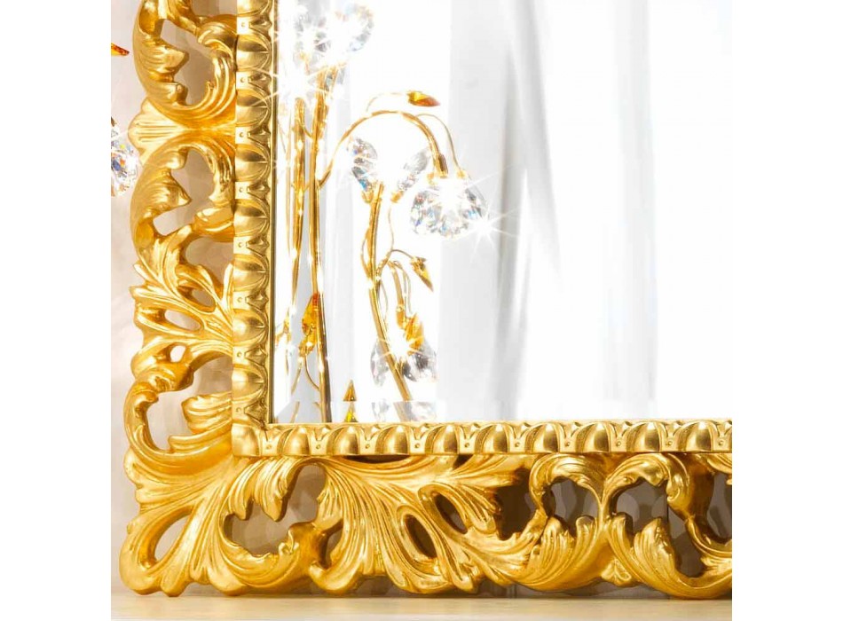 Nástěnné zrcadlo klasické konstrukce Ives, 100x120 cm Viadurini