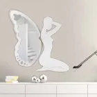 Design zrcadlo stěn Trilli Bianca od Viadurini Decor Viadurini