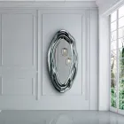 Křišťálové nástěnné zrcadlové zrcadlo Made in Italy - Pescara Viadurini