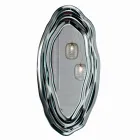 Křišťálové nástěnné zrcadlové zrcadlo Made in Italy - Pescara Viadurini