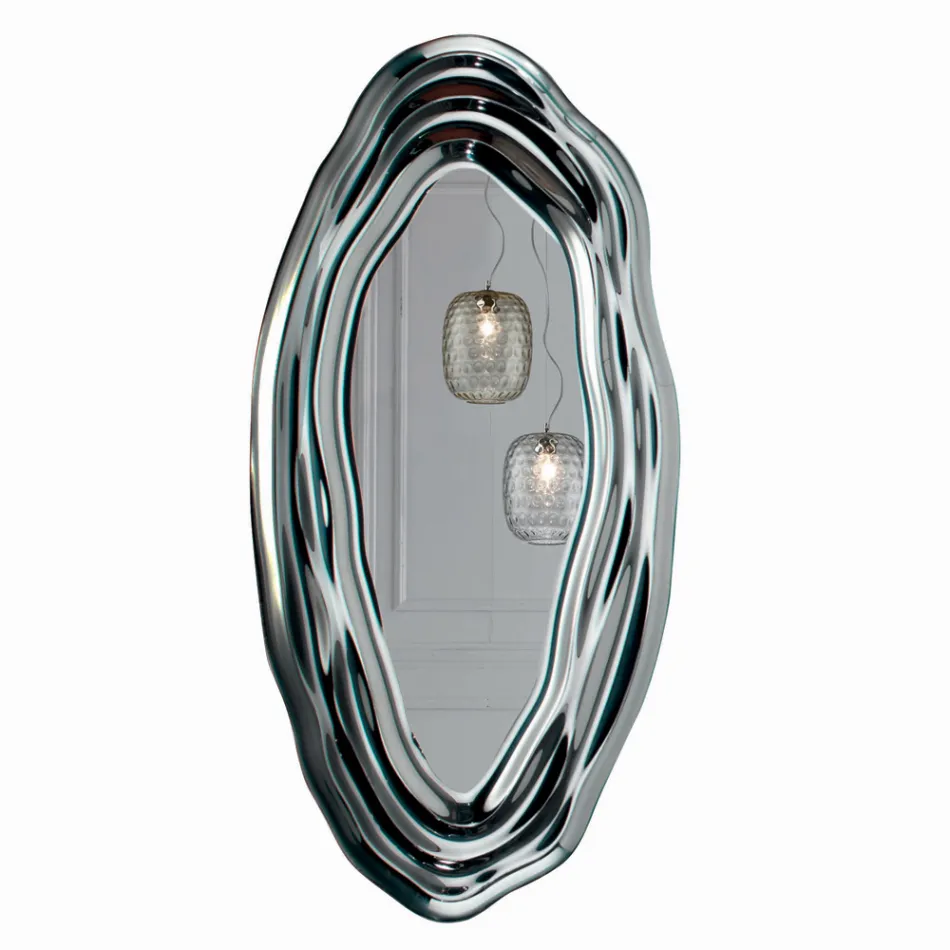 Křišťálové nástěnné zrcadlové zrcadlo Made in Italy - Pescara Viadurini