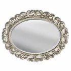 Moderní ručně vyráběné dřevěné nástěnné zrcadlo vyrobené v Itálii Dario Viadurini