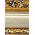 Moderní nástěnné zrcadlo v jedle dřevo vyrobené v Itálii Armando Viadurini