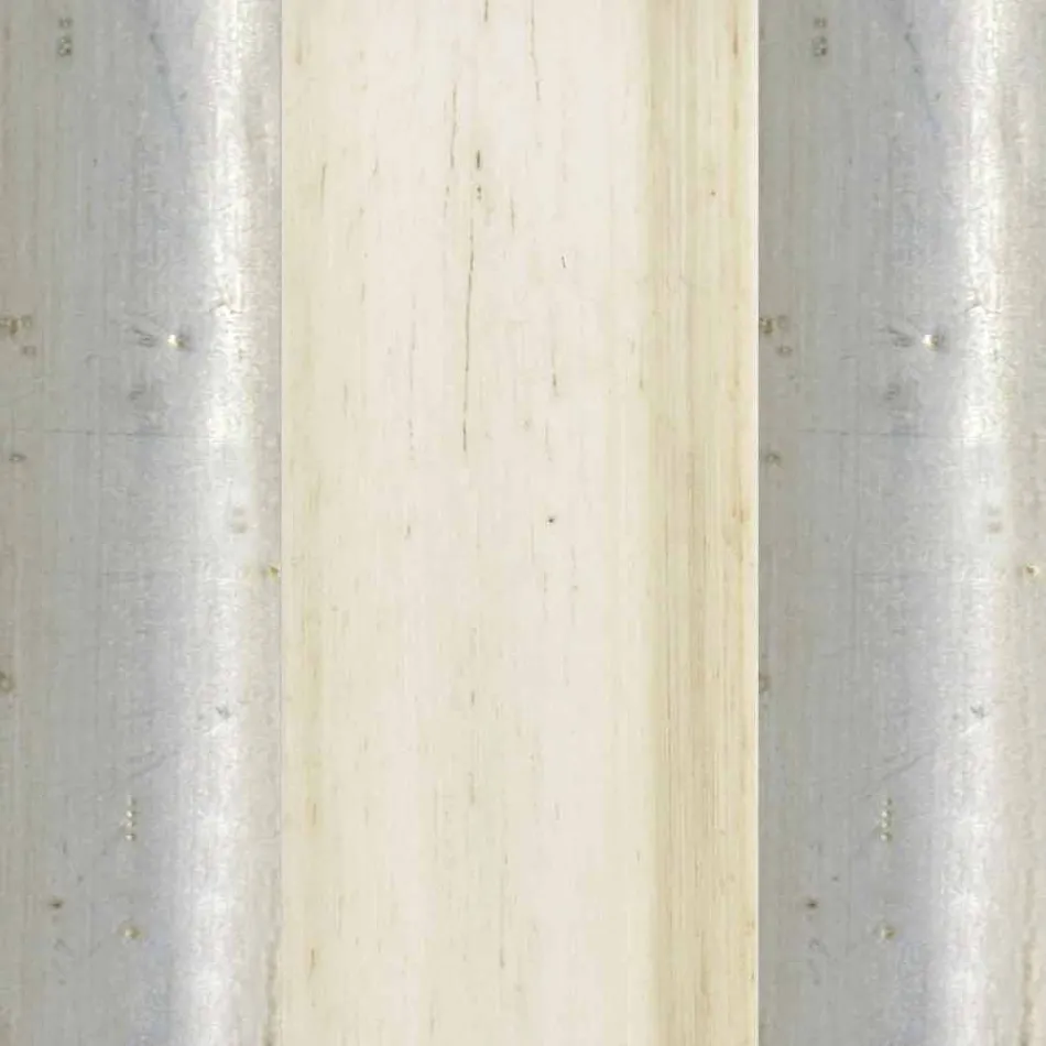 Jedle dřevěné dřevěné zrcadlo s podstavcem z Itálie Jonni Viadurini