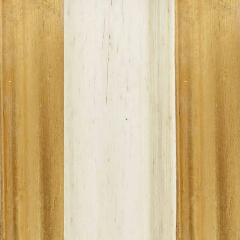 Jedle dřevěné dřevěné zrcadlo s podstavcem z Itálie Jonni Viadurini