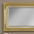 Moderní ručně vyráběné dřevěné nástěnné zrcadlo vyrobené v Itálii Carlo Viadurini