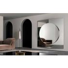 Moderní design Nástěnné zrcadlo Vyrobeno ze 3 panelů vyrobených v Itálii - Bristol Viadurini