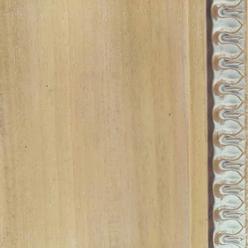 Dřevěné nástěnné zrcadlo vyrobené v Itálii Cristian Viadurini