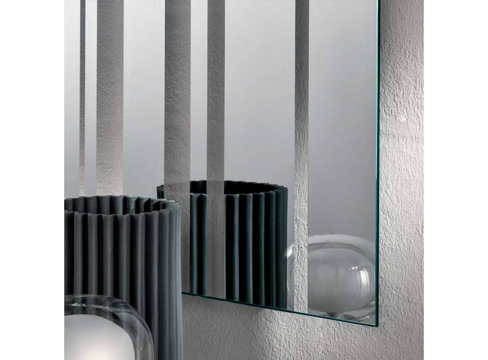 Čtvercové zrcadlo moderního designu vyrobené v Itálii - koriandr Viadurini