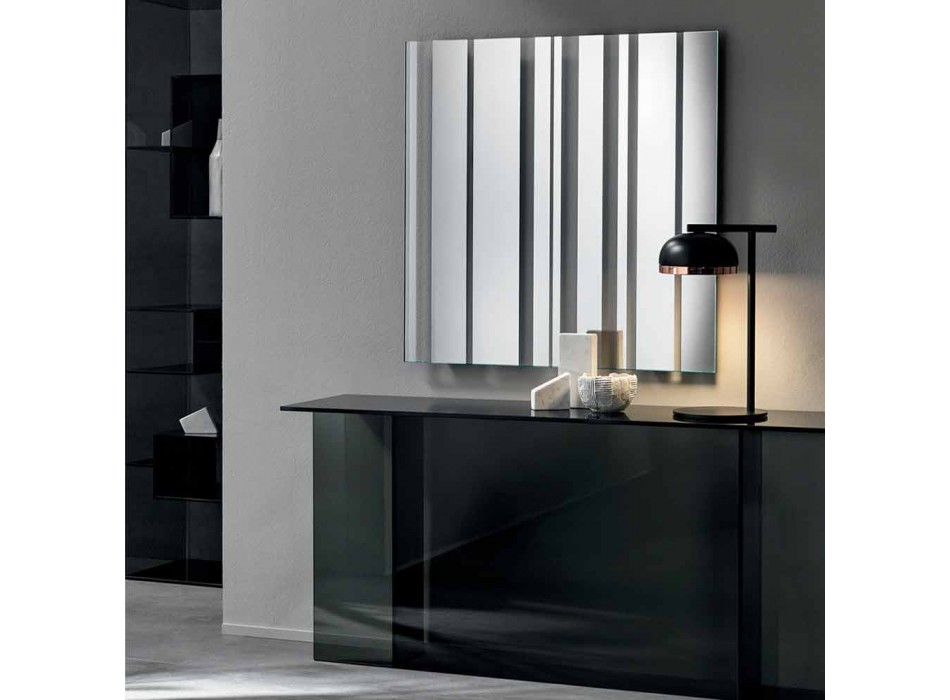 Čtvercové zrcadlo moderního designu vyrobené v Itálii - koriandr Viadurini