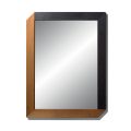 Obdélníkové zrcadlo s dřevěným rámem Made in Italy Design - Cira