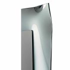 Obdélníkové designové zrcadlo se skleněným rámem Made in Italy - Eclisse Viadurini