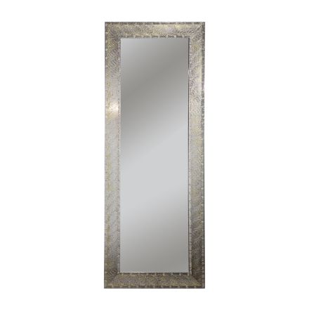 Obdélníkové zrcadlo ve stříbrné/zlaté barvě Made in Italy - Anna Viadurini
