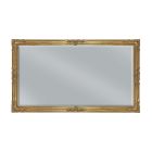 Obdélníkové zrcadlo ve zlatém listu se zemním zrcadlem Made in Italy - Pele Viadurini