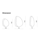 Tvarované zrcadlo s vložkou z melírovaného skla Vyrobeno v Itálii - Amata Viadurini