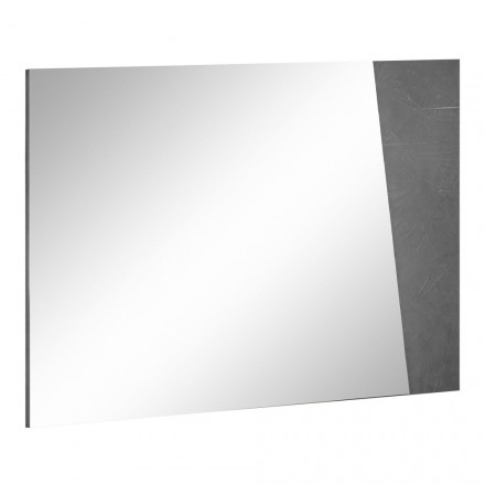 Nástěnné zrcadlo s lesklým bílým břidlicovým dřevěným italským designem - Joris Viadurini