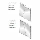 Modulární nástěnné zrcadlo s konkávními a konvexními zrcadly vyrobenými v Itálii - alergie Viadurini